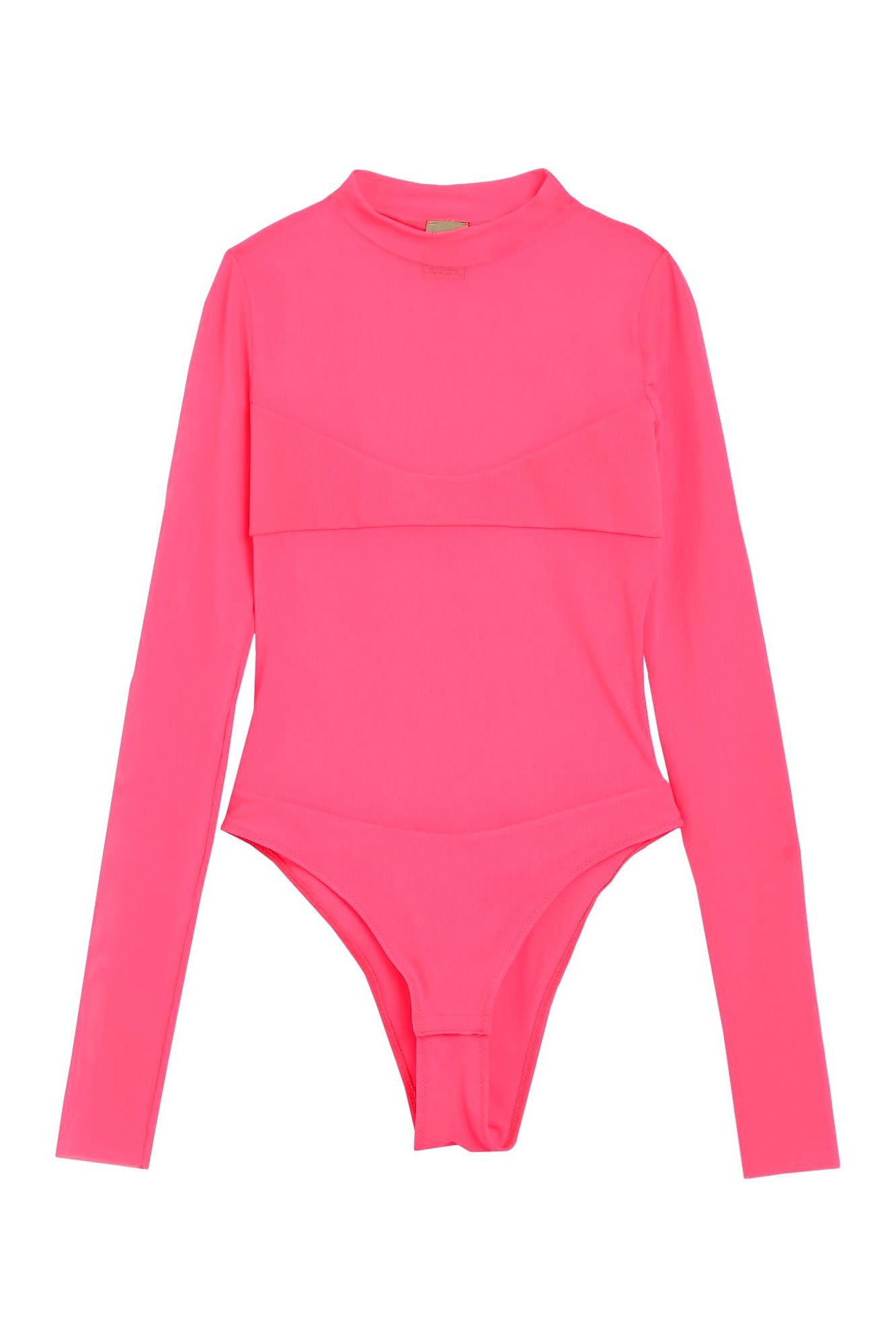 Body in tulle fucsia