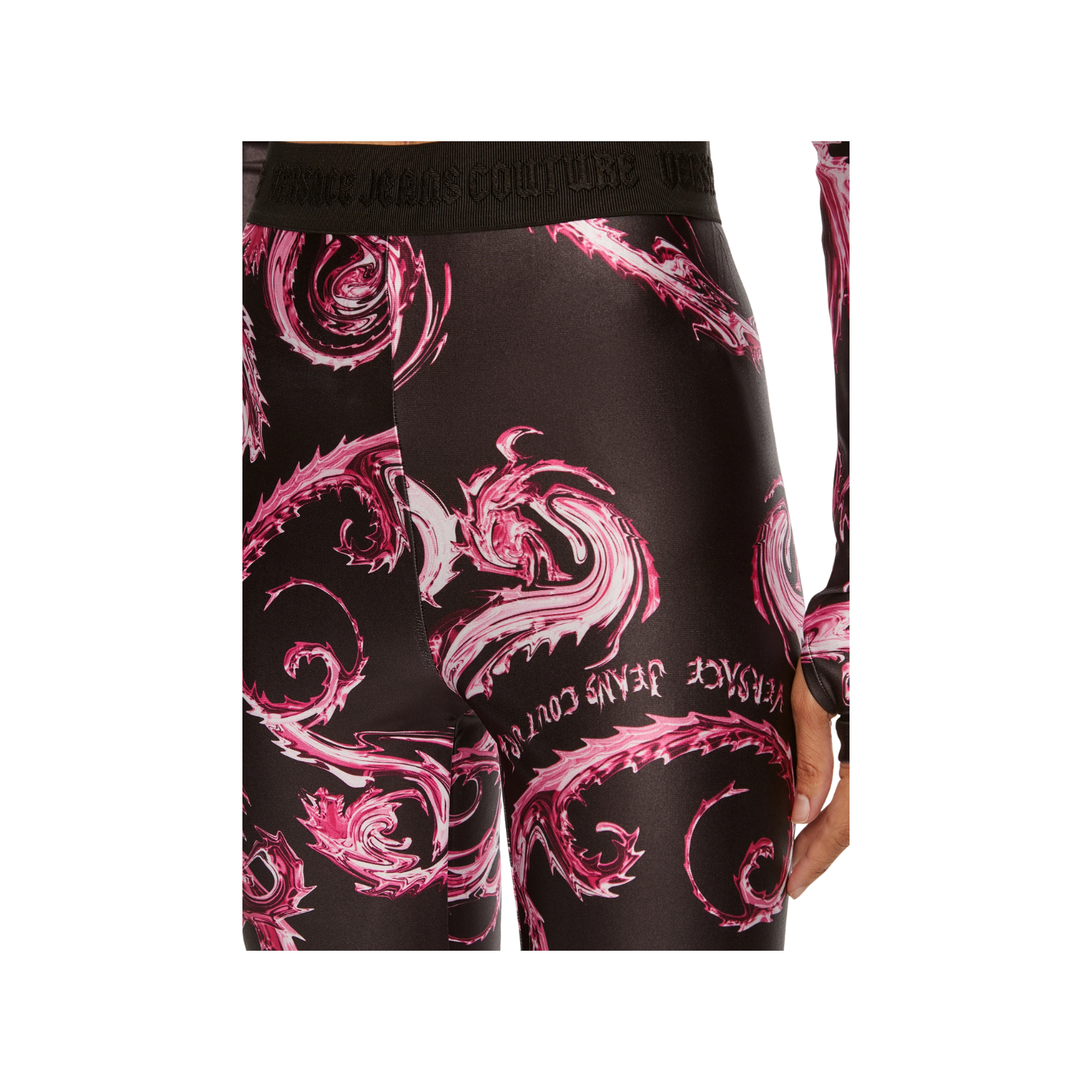 Leggings in Lycra Chromo - Versace Jeans Couture