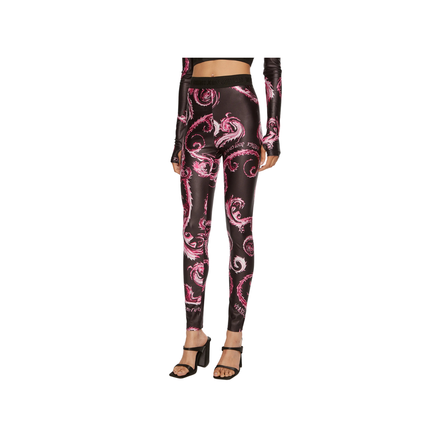 Leggings in Lycra Chromo - Versace Jeans Couture