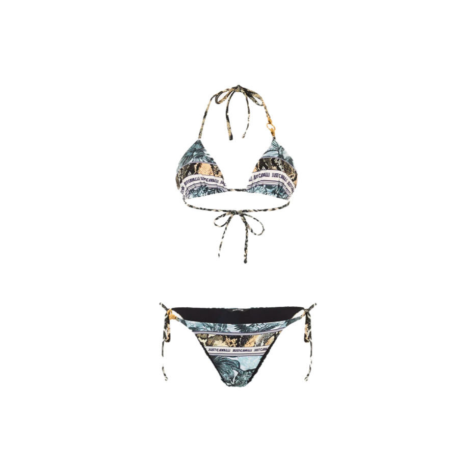 Bikini Con Stampa All Over - Just Cavalli