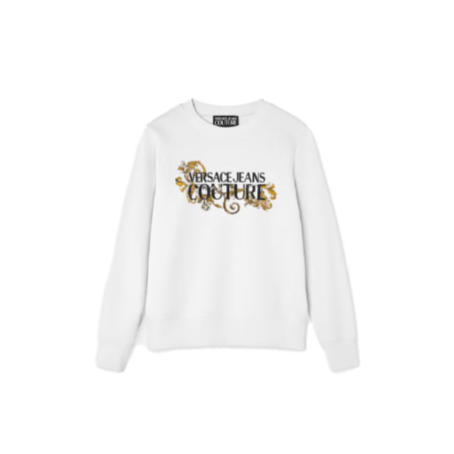 Felpa Logo e Cristalli - Versace Jeans Couture