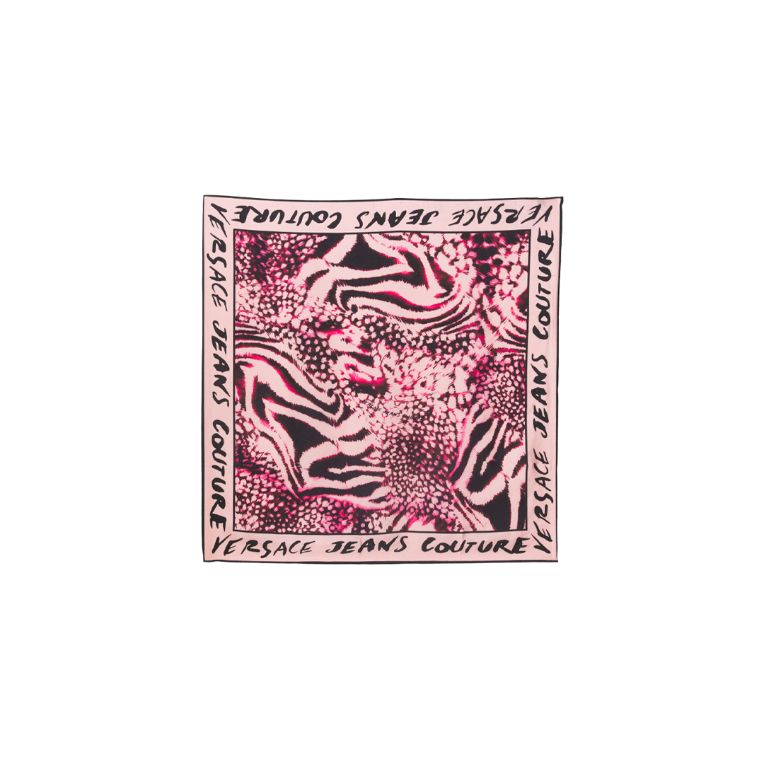Foulard Rosa Animalier - Versace Jeans Couture