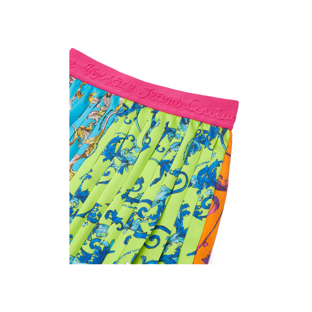 Gonna Twill Pannel Barocco Outline - Versace Jeans Couture