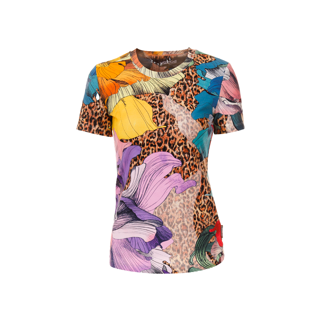 Maglia Multicolore Fiori - Just Cavalli