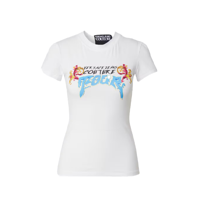 T-shirt Cristalli Institutional Logo - Versace Jeans Couture