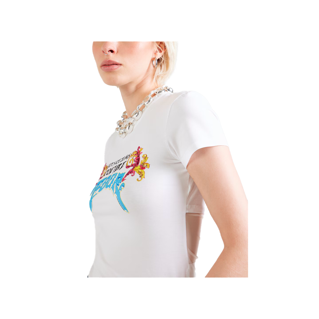 T-shirt Cristalli Institutional Logo - Versace Jeans Couture