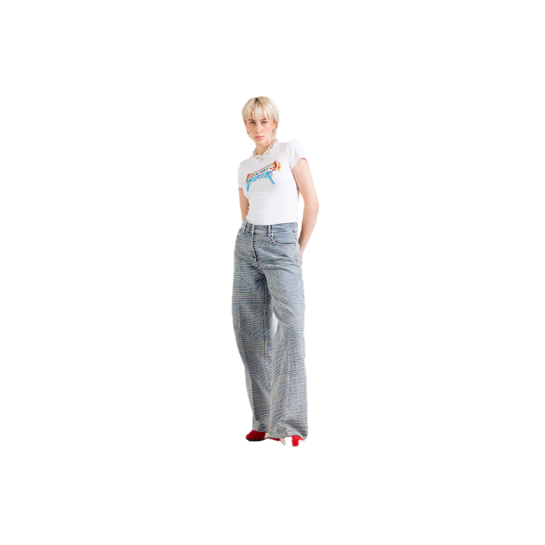 T-shirt Cristalli Institutional Logo - Versace Jeans Couture