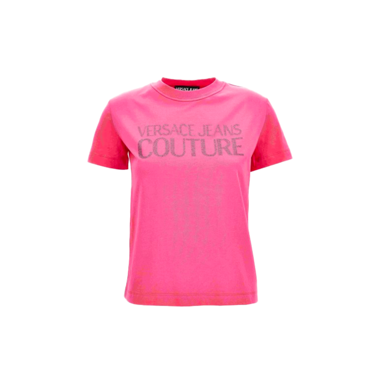 T-shirt Cristalli Logo - Versace Jeans Couture