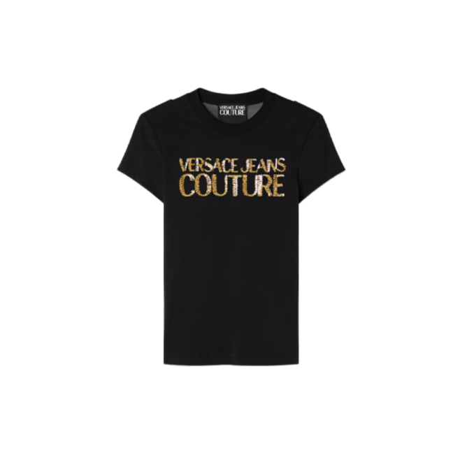 T-shirt Cristalli Institutional Logo - Versace Jeans Couture