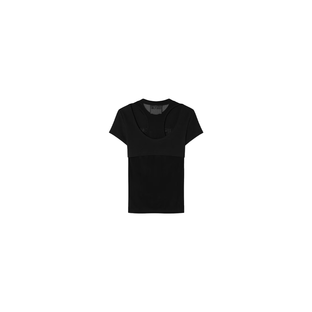 T-shirt Cristalli Institutional Logo - Versace Jeans Couture