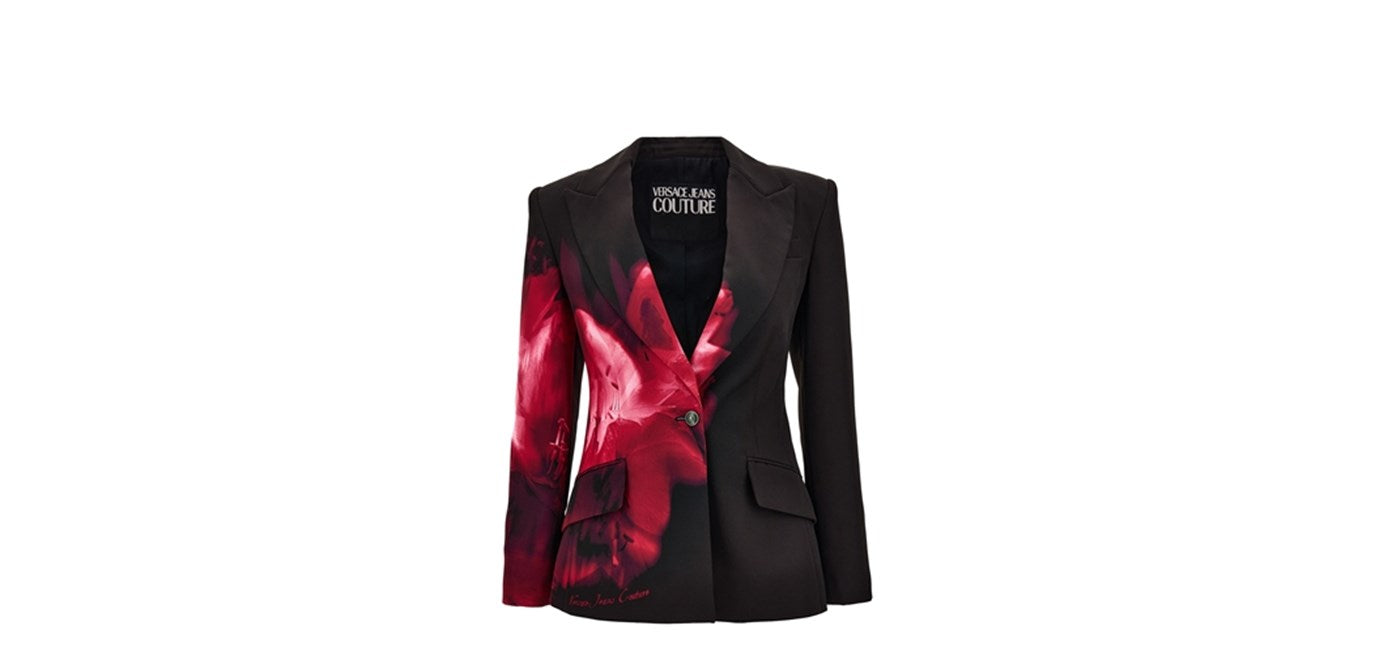giacca cady con fiore - Versace Jeans Couture