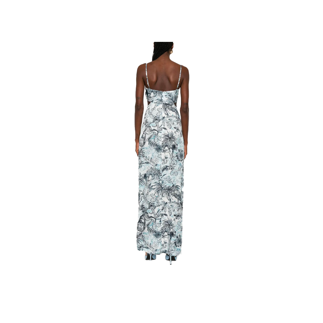 Abito Lungo in Raso VI Strange - Just Cavalli