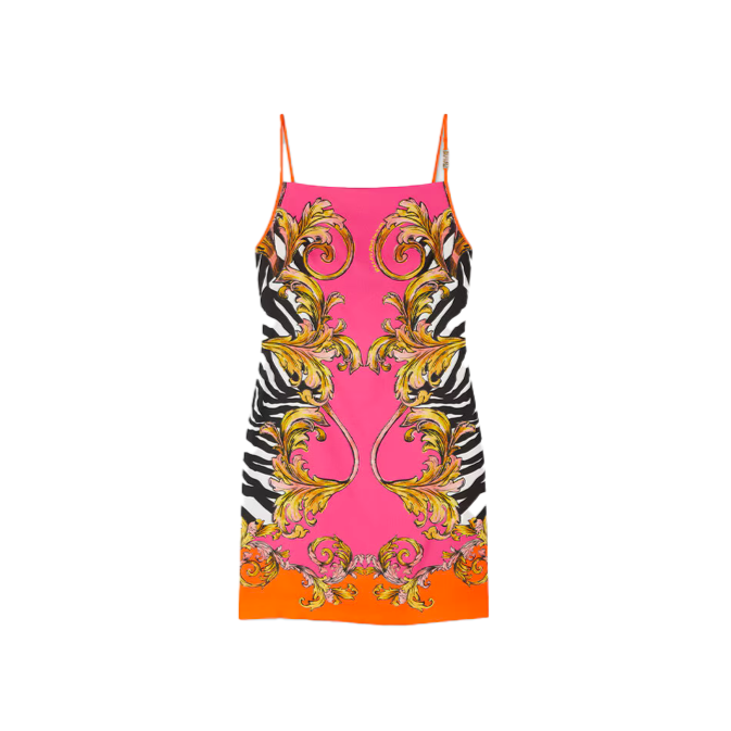 Mini Abito Outline Barocco - Versace Jeans Couture