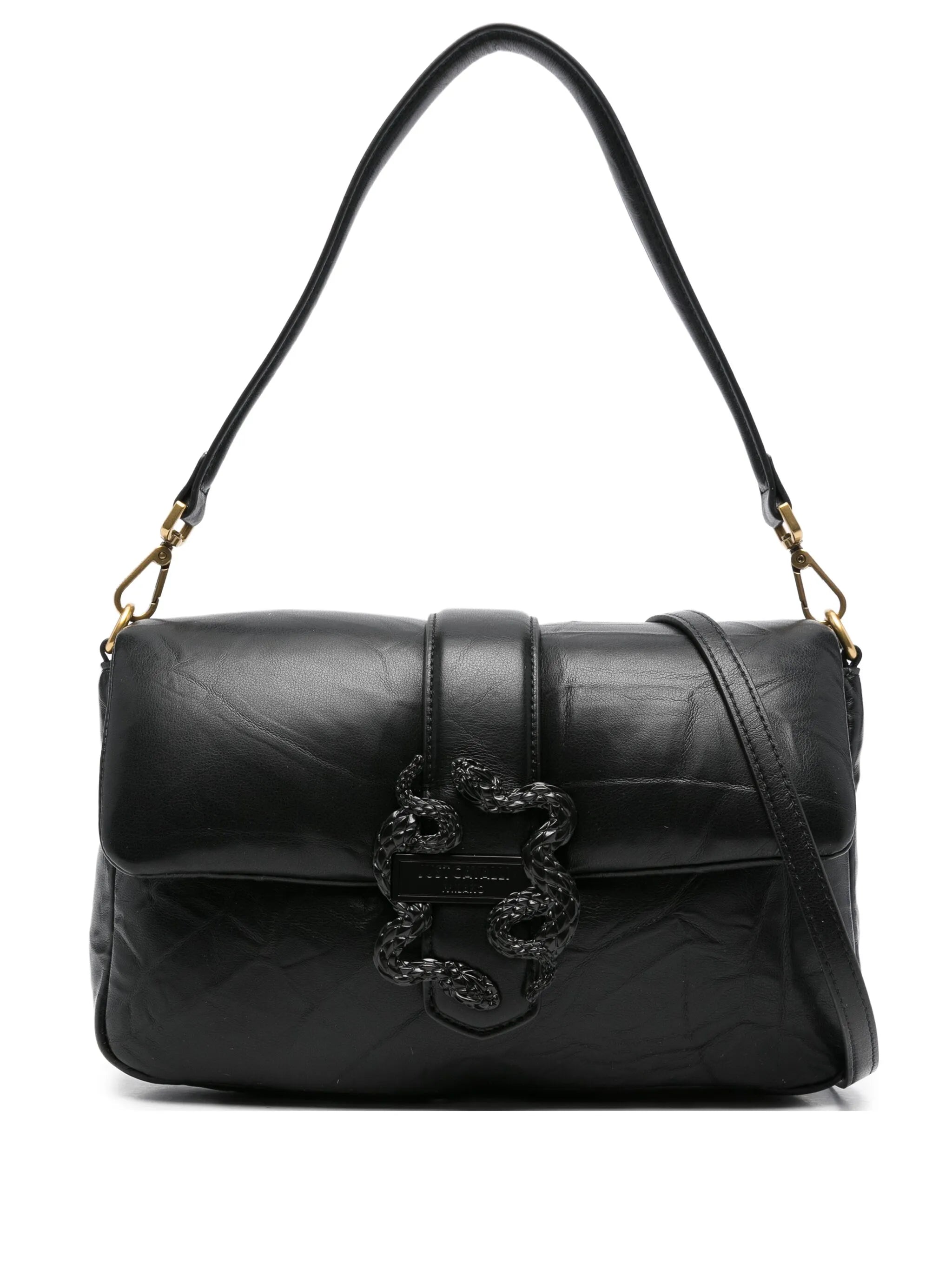 Borsa a spalla con fibbia serpente - Just Cavalli