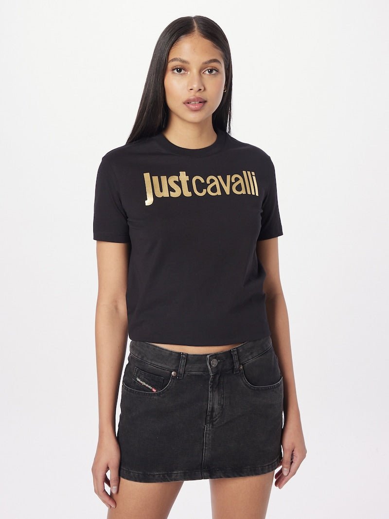T-shirt donna con stampa logo | JUST CAVALLI - Arianna Carofiglio
