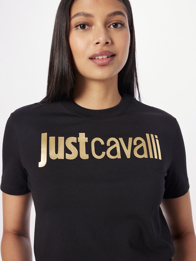 T-shirt donna con stampa logo | JUST CAVALLI - Arianna Carofiglio