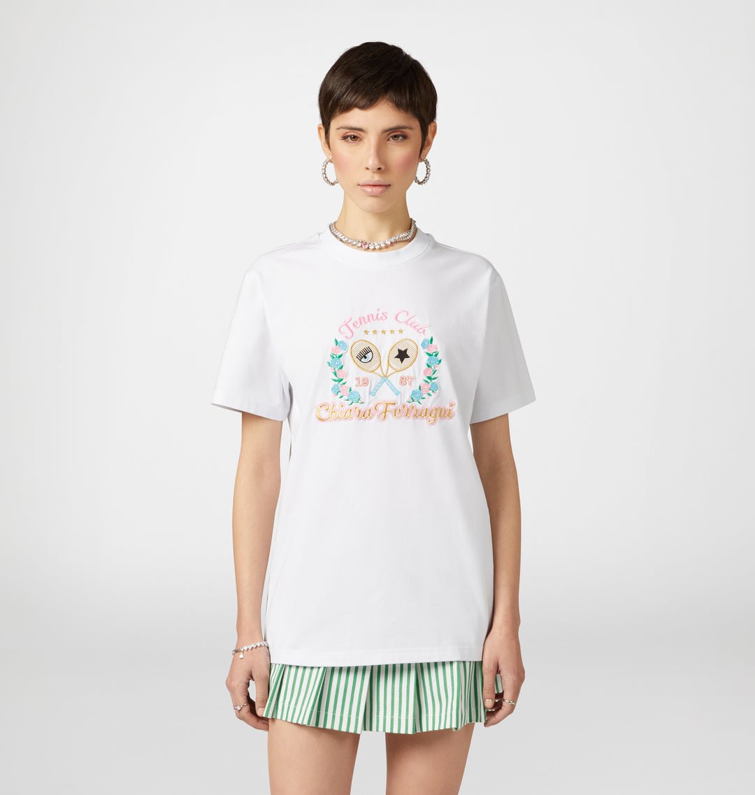 T-shirt FERRAGNI tennis club | CHIARA FERRAGNI - Arianna Carofiglio