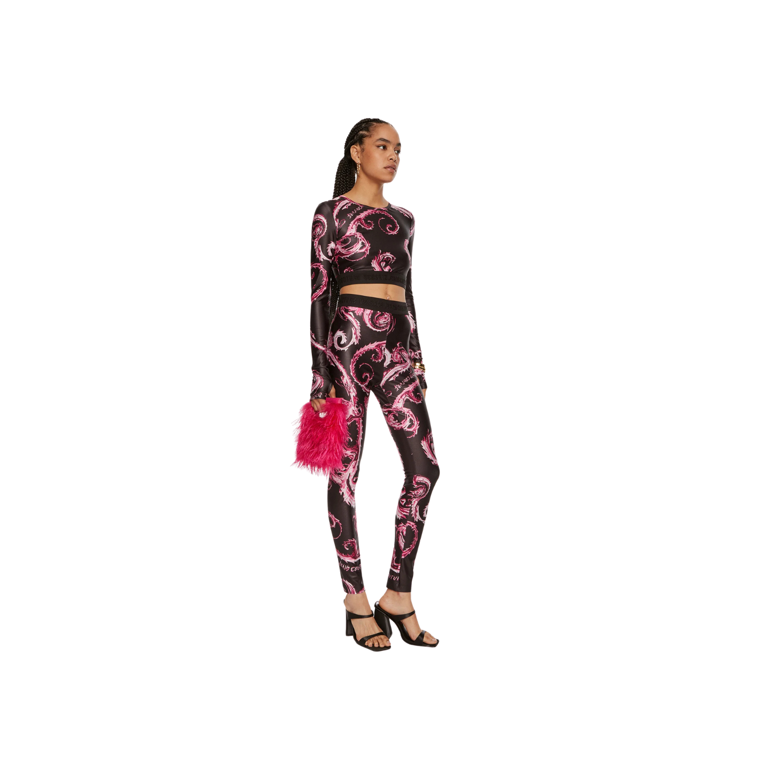 Leggings in Lycra Chromo - Versace Jeans Couture