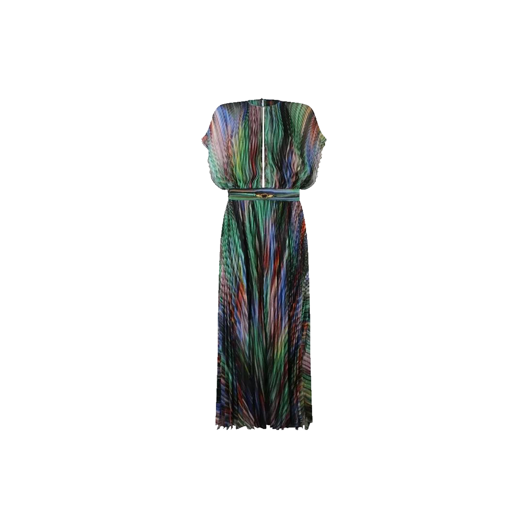 Abito Just Cavalli stampa lurex multicolor