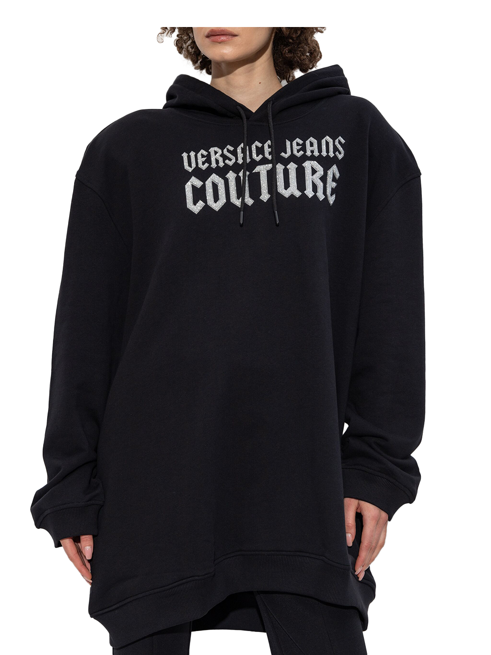 Felpa Logo Goth Oversize - Versace Jeans Couture