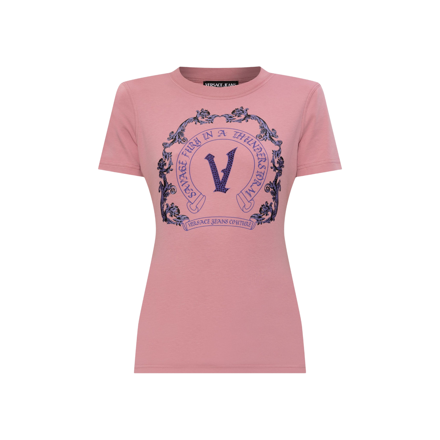 Maglia Con Strass - Versace Jeans Couture