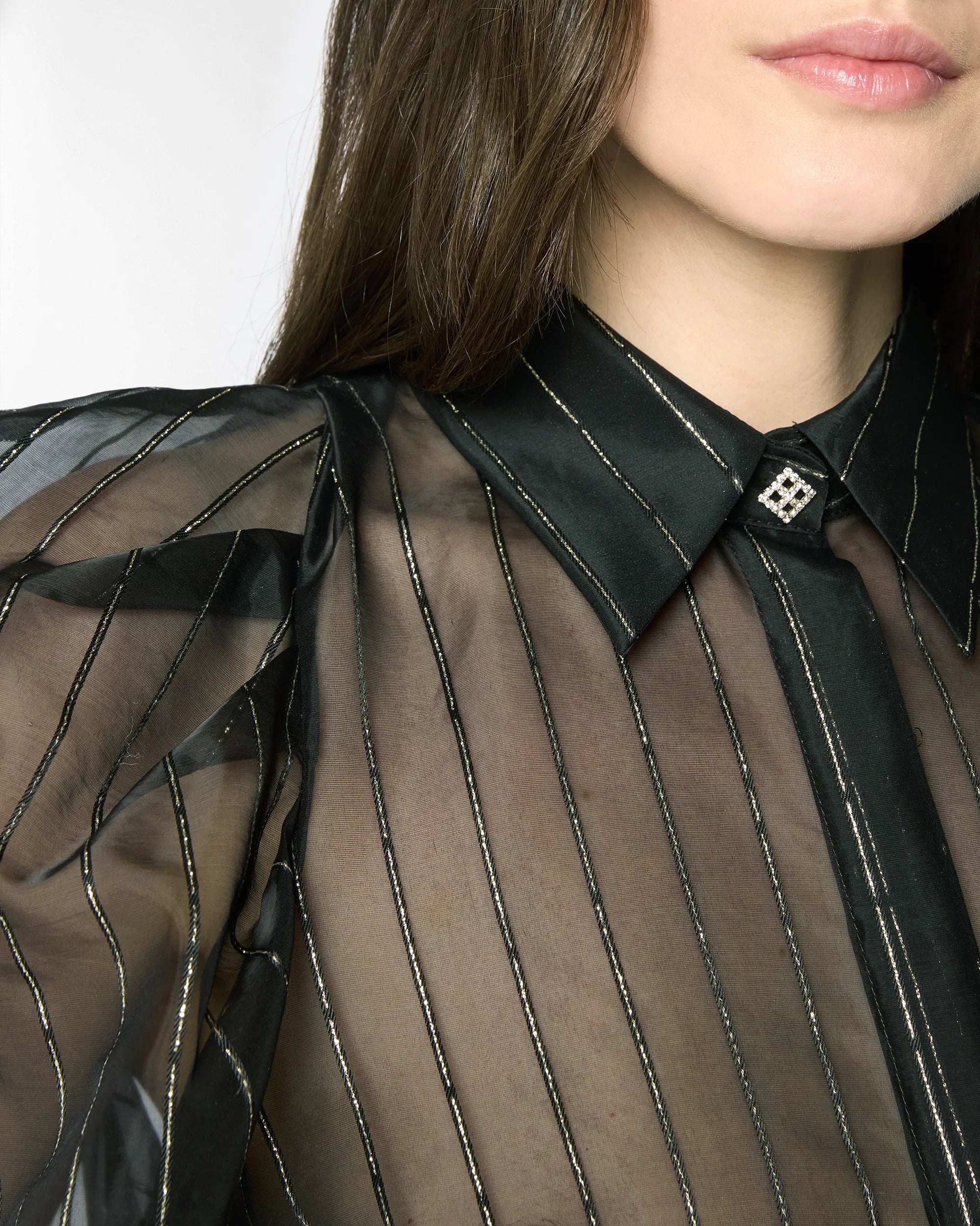 Camicia in organza di seta -  Genny