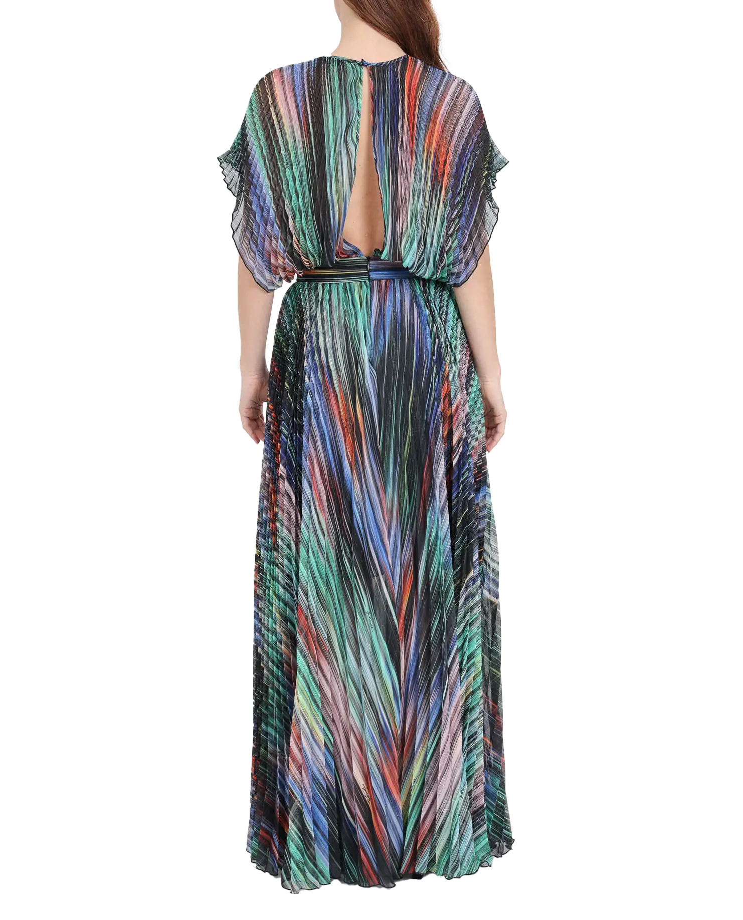 Abito Just Cavalli stampa lurex multicolor