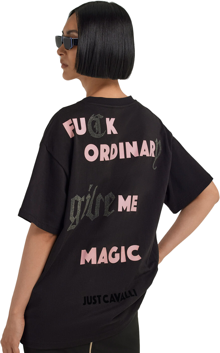 T-shirt Logata Oversize - Just Cavalli