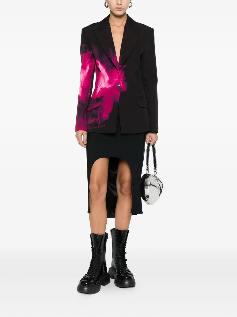 giacca cady con fiore - Versace Jeans Couture