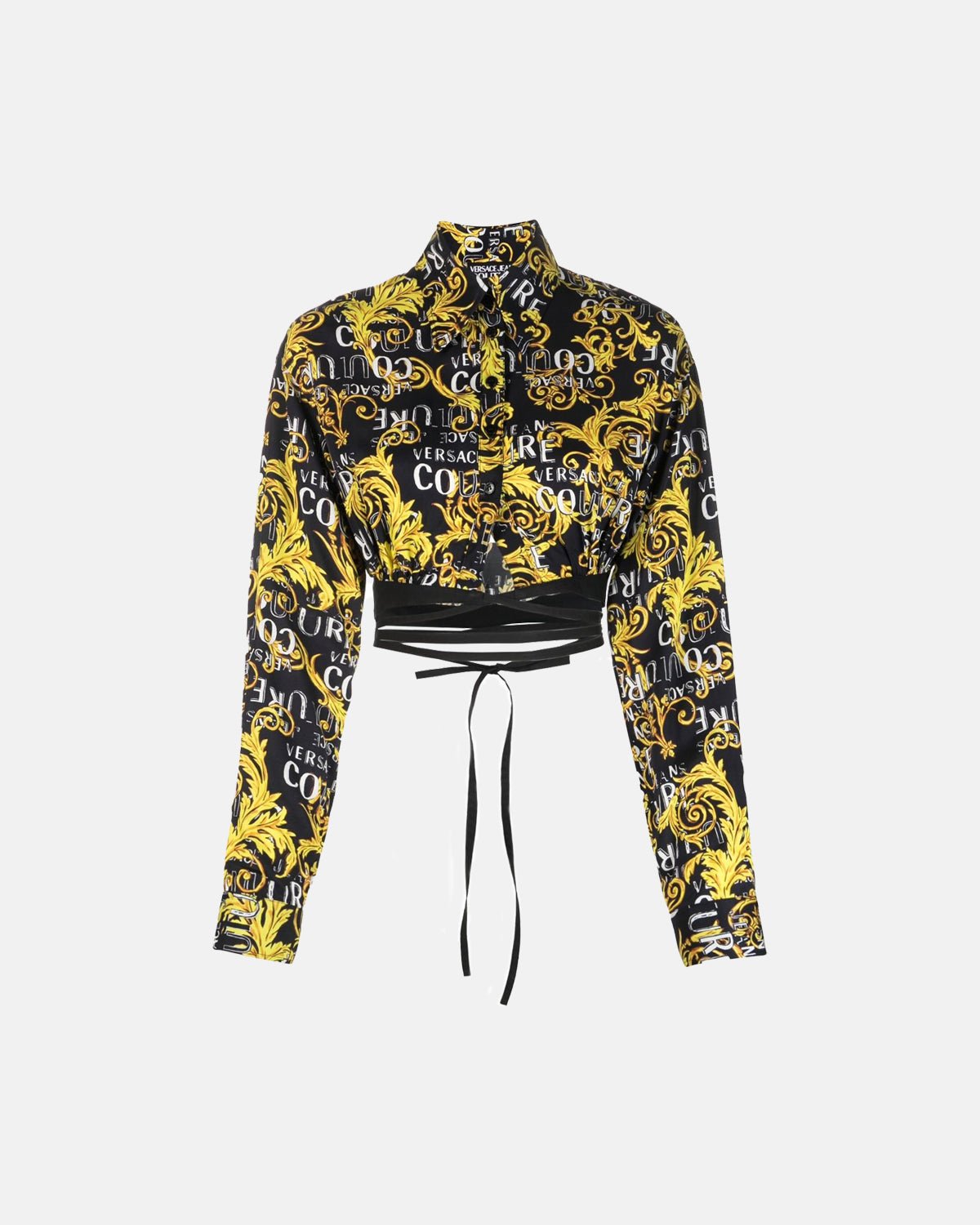 Camicia crop con stampa | VERSACE JEANS COUTURE - Arianna Carofiglio