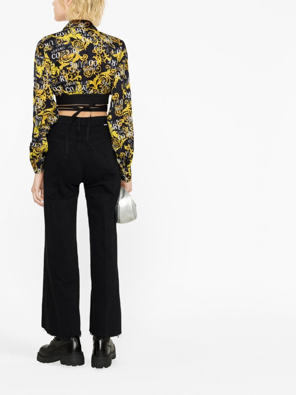 Camicia crop con stampa | VERSACE JEANS COUTURE - Arianna Carofiglio