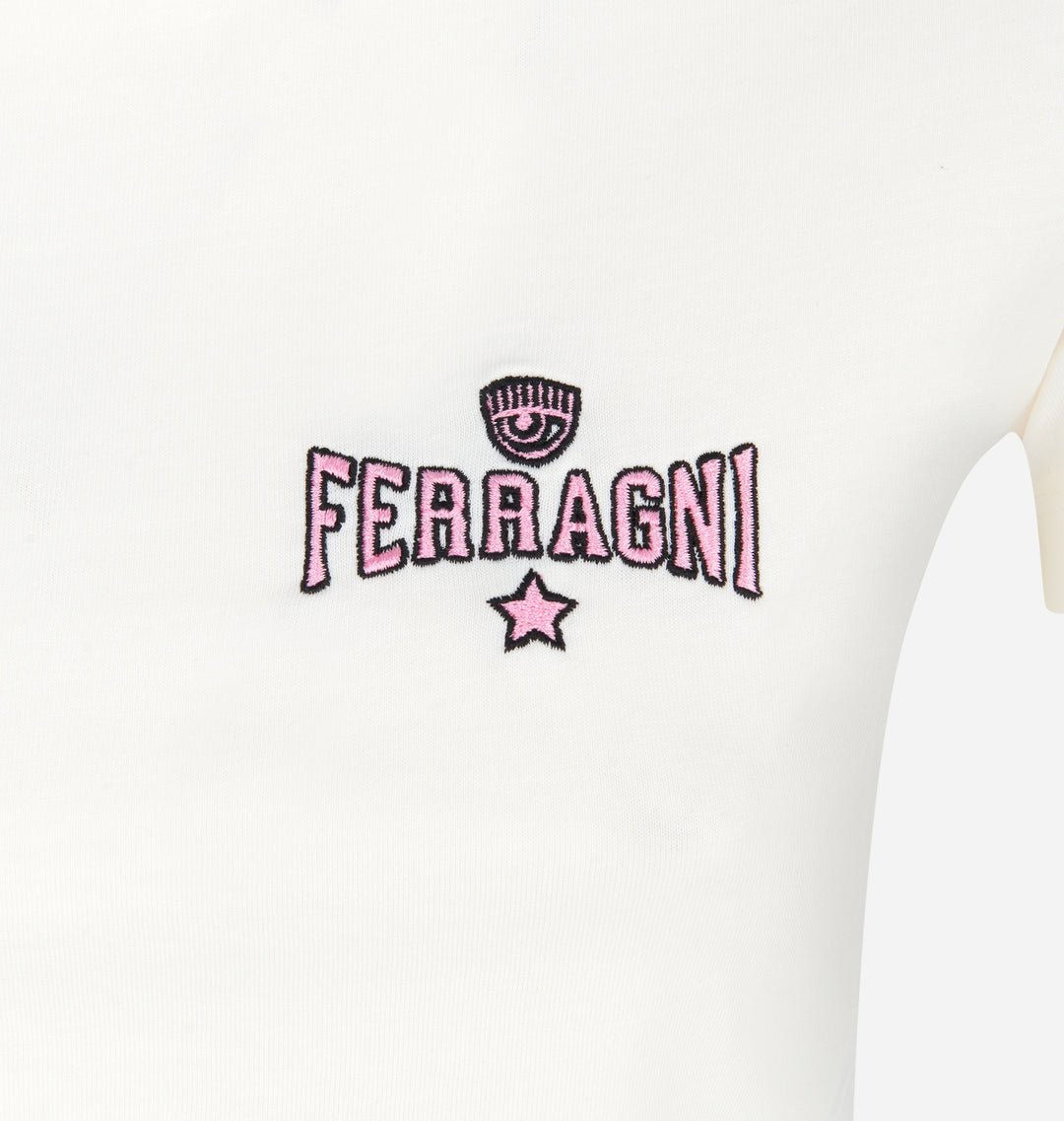 Crop T-shirt FERRAGNI stretch | CHIARA FERRAGNI - Arianna Carofiglio