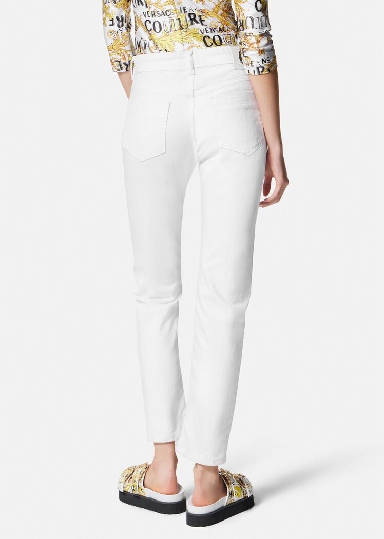 Jeans Slim-fit bianco | VERSACE JEANS COUTURE - Arianna Carofiglio