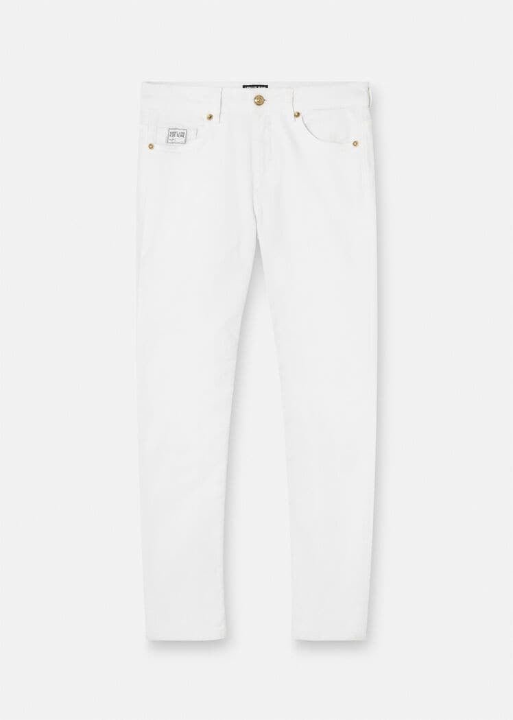 Jeans Slim-fit bianco | VERSACE JEANS COUTURE - Arianna Carofiglio